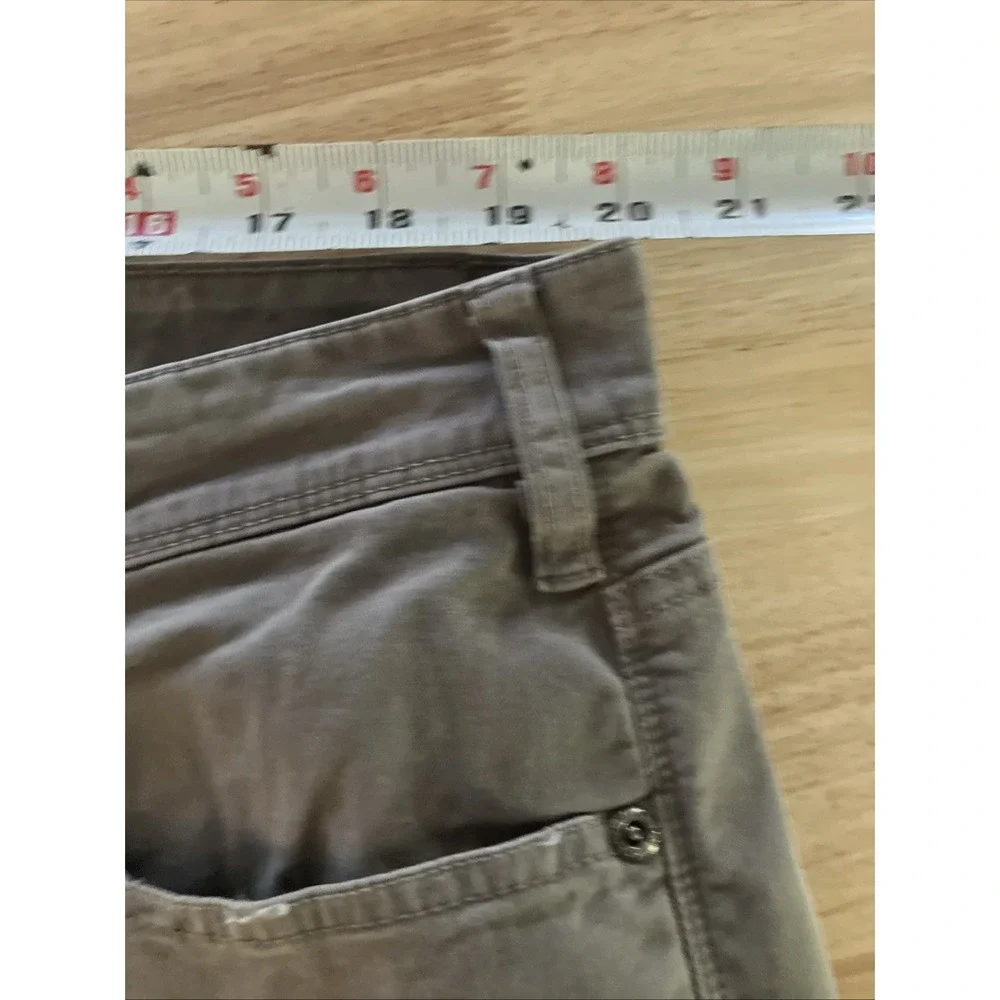 Orvis Cotton Spandex Blend Regular Fit Pants in Grey 40x34